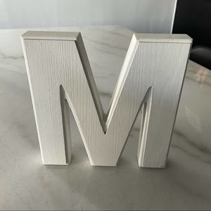 Max Studio Wood M home decor letter